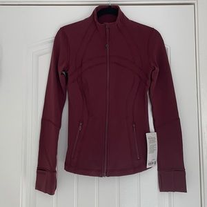 Lululemon NWT Define Jacket in Red Merlot, Size 6
